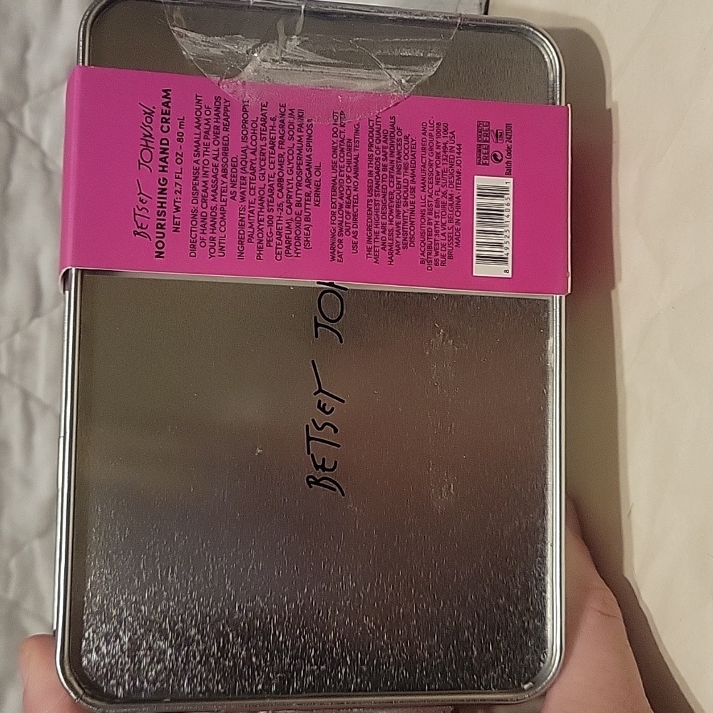 Betsey Johnson Silver Gift Set with Pink Accents - Picture 3 of 5